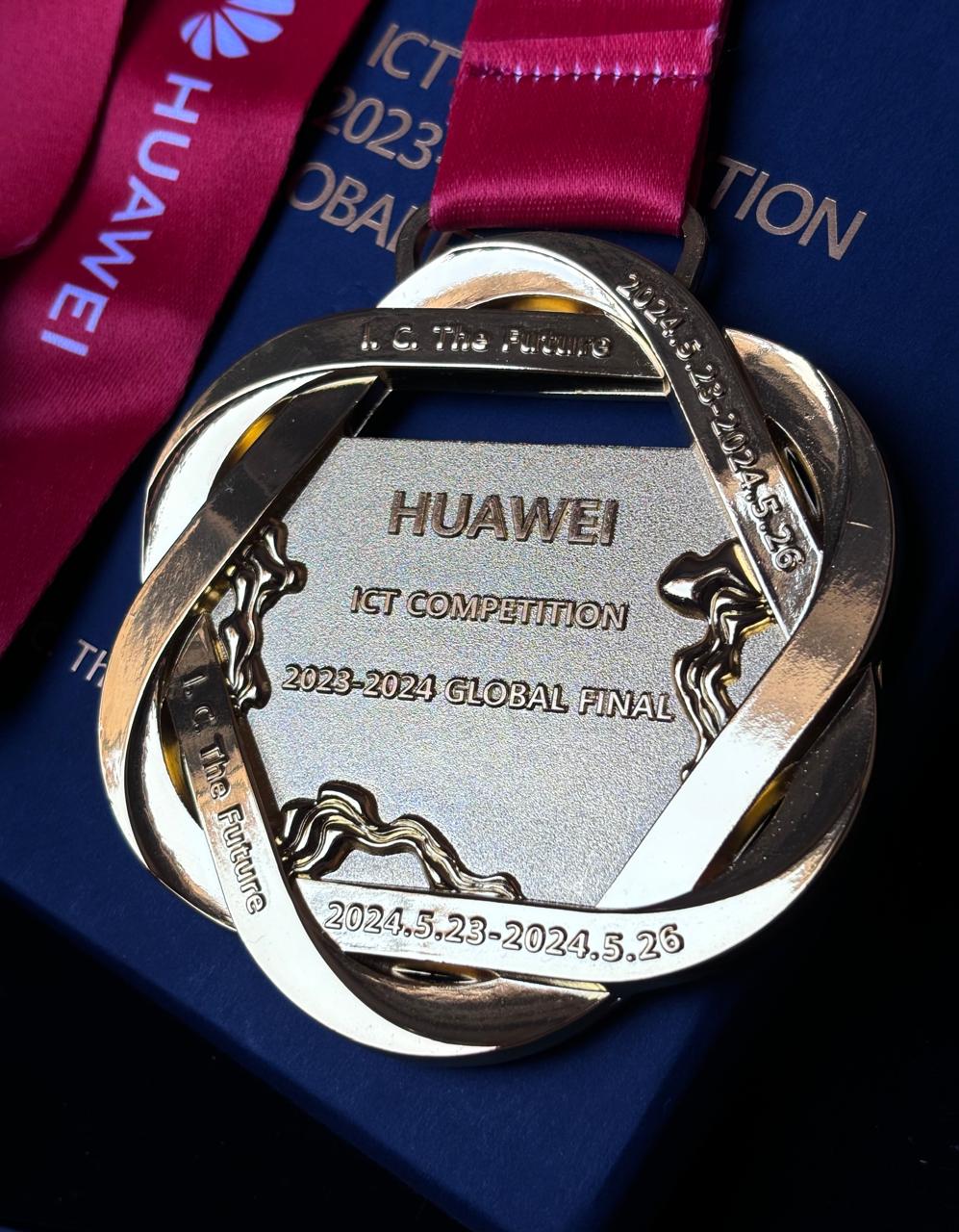 Medalha da Huawei ICT Competition 2023-2024 Global Final